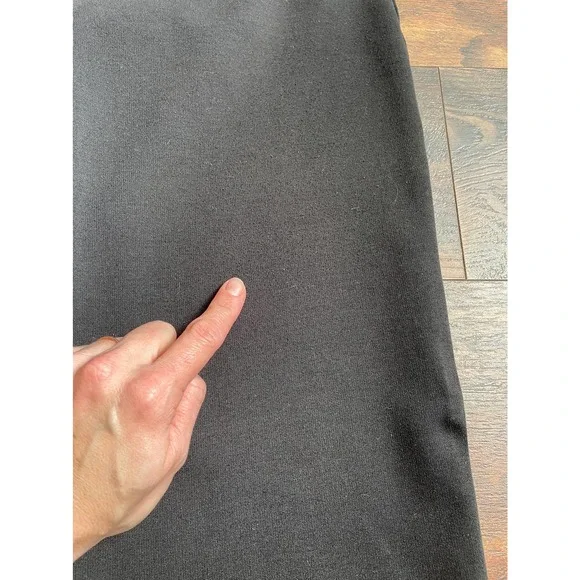 Eileen Fisher Black straight Dress Pants washable Thick Heavy Small - Picture 2 of 11